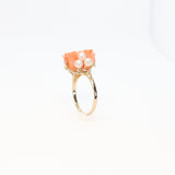 Coral Rose Ring