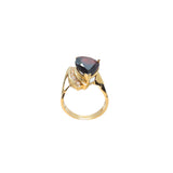 Rhodolite Garnet and Diamond Statement Ring