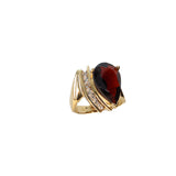 Rhodolite Garnet and Diamond Statement Ring