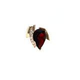 Rhodolite Garnet and Diamond Statement Ring