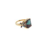 Synthetic Alexandrite Butterfly Ring