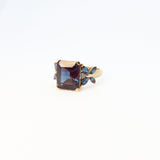 Synthetic Alexandrite Butterfly Ring