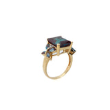 Synthetic Alexandrite Butterfly Ring