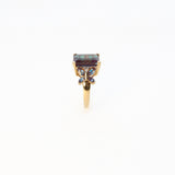 Synthetic Alexandrite Butterfly Ring