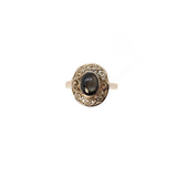 Black Star Sapphire Ring