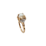 Art Deco Pearl Ring