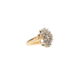 Clustered Diamond Ring