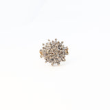 Clustered Diamond Ring