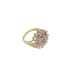 Clustered Diamond Ring