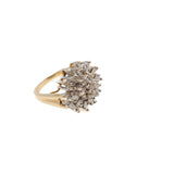 Clustered Diamond Ring