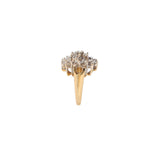 Clustered Diamond Ring