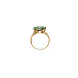 Emerald Flower Ring