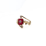 Rectangular Ruby Ring