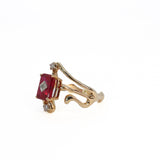 Rectangular Ruby Ring