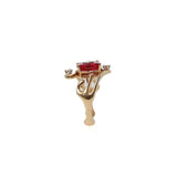 Rectangular Ruby Ring