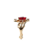 Rectangular Ruby Ring