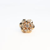 Flower Shaped Diamond Ring