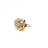 Flower Shaped Diamond Ring