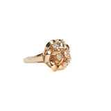 Flower Shaped Diamond Ring