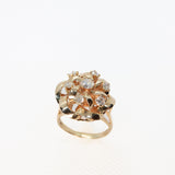 Flower Shaped Diamond Ring