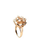 Flower Shaped Diamond Ring