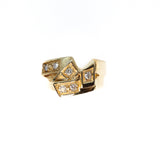 Geometric Gold Band