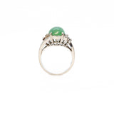 Jade and Diamond Ring