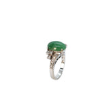 Jade and Diamond Ring