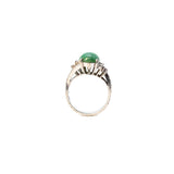 Jade and Diamond Ring