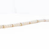 Two Strand Pearl Bracelet 14K