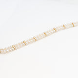 Two Strand Pearl Bracelet 14K