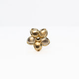 14k Yellow Gold Flower Ring