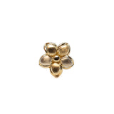 14k Yellow Gold Flower Ring