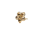 14k Yellow Gold Flower Ring