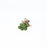 Grape Design Jade Ring