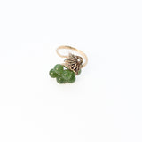 Grape Design Jade Ring