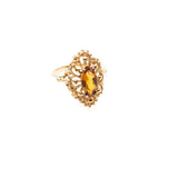 Marquise Citrine Ring