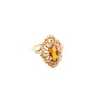 Marquise Citrine Ring