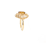 Marquise Citrine Ring