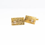 Vintage 18k Yellow Gold Cuff Links