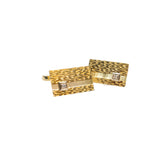 Vintage 18k Yellow Gold Cuff Links