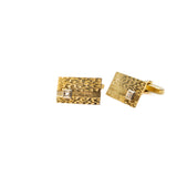 Vintage 18k Yellow Gold Cuff Links