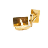 Vintage 18k Yellow Gold Cuff Links