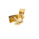 Vintage 18k Yellow Gold Cuff Links